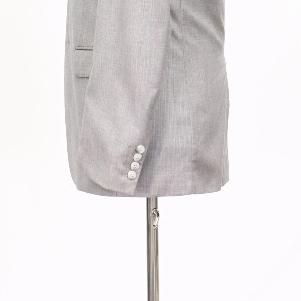 Perry Ellis 38R Gray HB 2-Button Sport Coat Blazer Jacket T196
